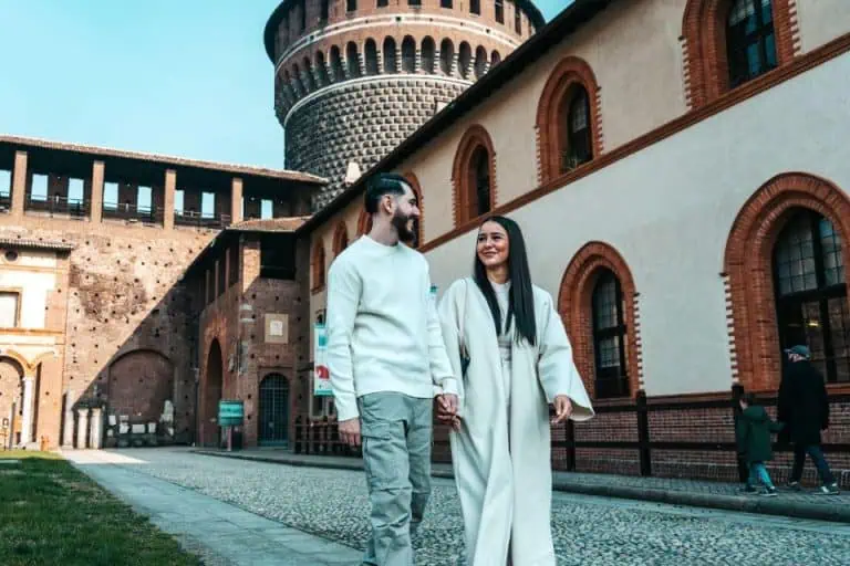 Milan: Professional Photoshoot Outside Sforza Castle