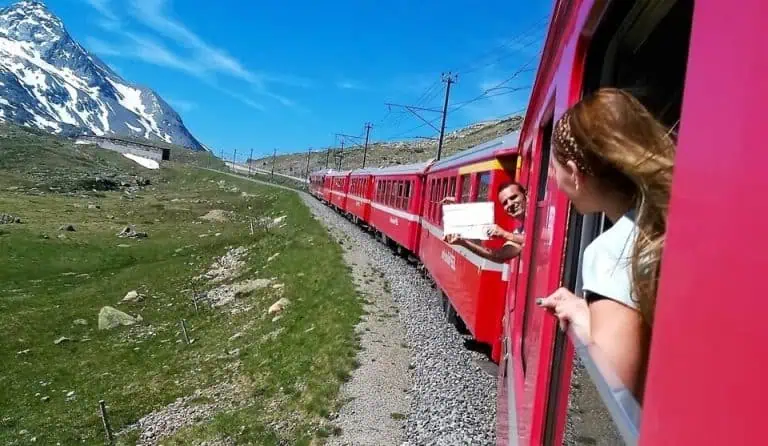 From Milan: Bernina Train and St. Moritz